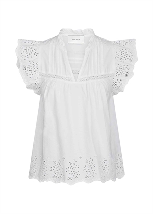 Kyoti Embroidery top hvid Neo Noir 