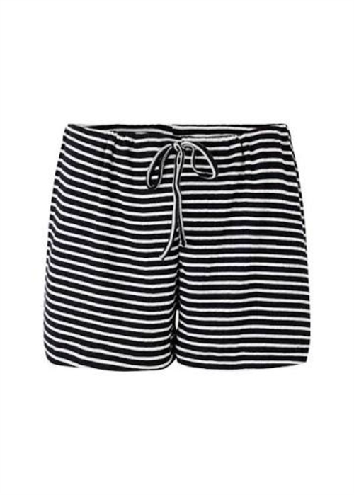 NPS Nova shorts Nps Stripes Black/Ecru Nørgaard På Strøget 
