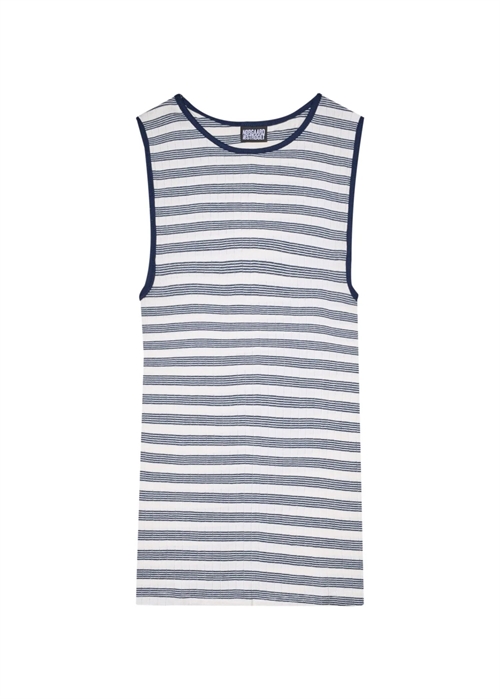 NPS tank top BW Stripe Ecru/Marine Nørgaard På Strøget 