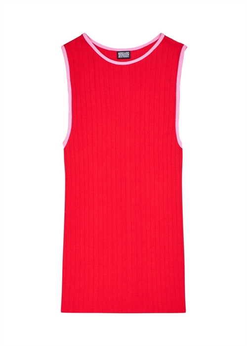 NPS tank top kontrast Red/Light Pink Nørgaard På Strøget