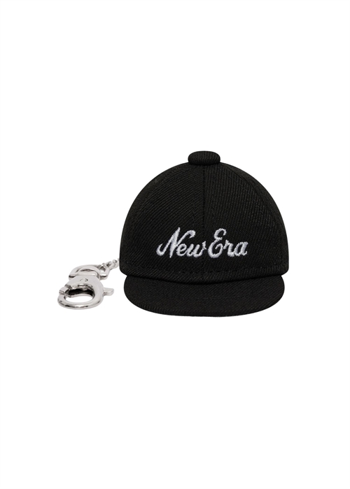 New Era mini cap keychain Black/White New Era