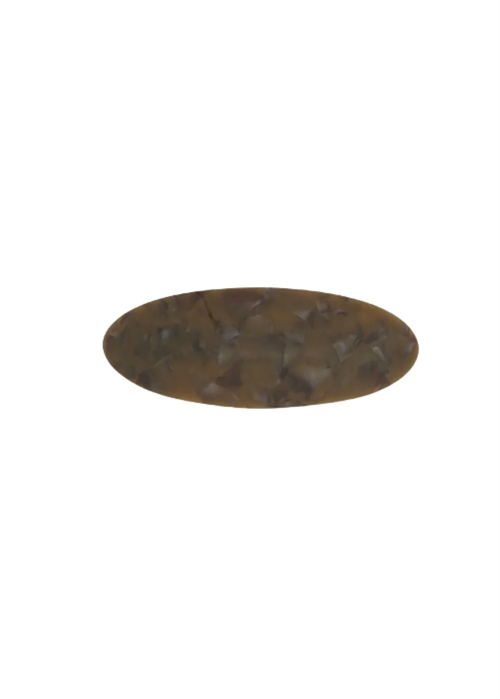 Oval chérie clip Brown Sui Ava