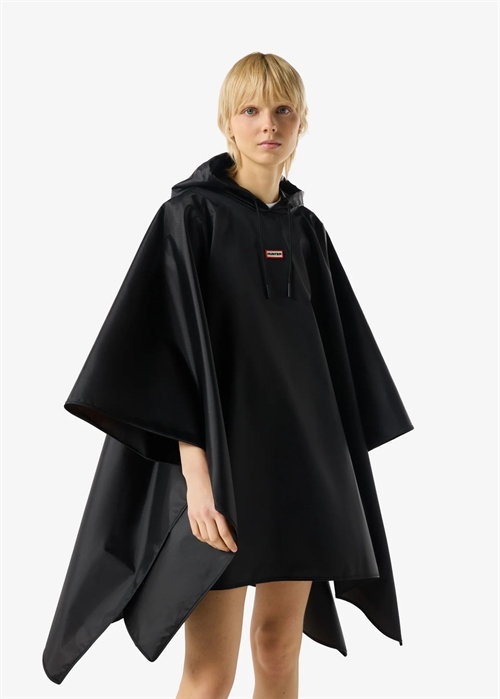 Packable poncho Black Hunter