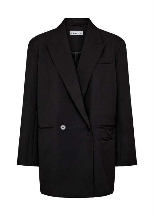 Premiere oversized triangle blazer Black HAUE L\'AMITIÈ