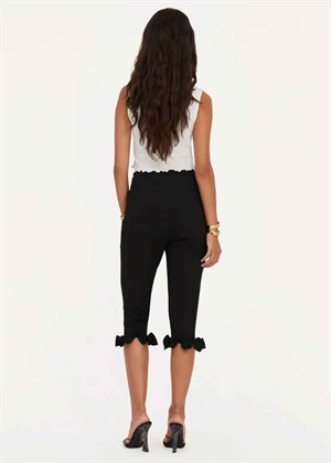 Danny capri ruffle buks Sort ROTATE By Birger Christensen 