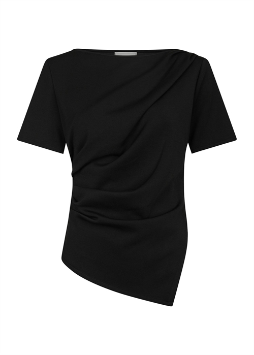 Rasmine soft bluse Sort Neo Noir 