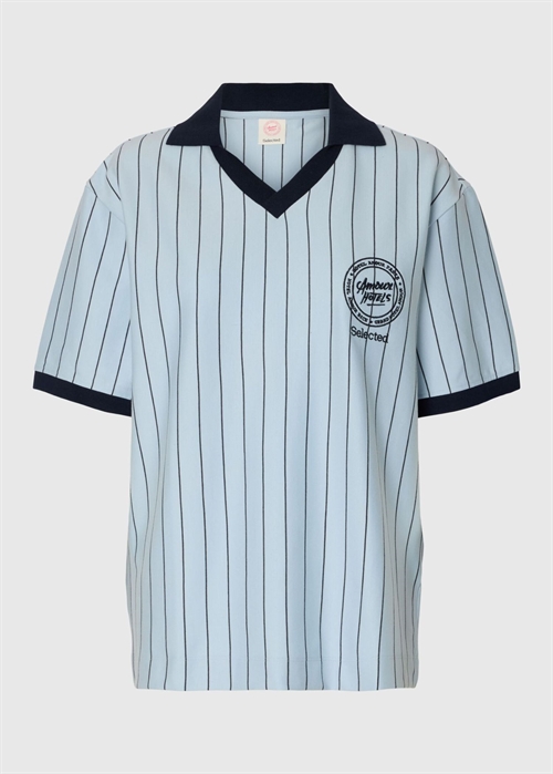 Relax jackie ss Hotel Amour polo bluse Skyway/ Sky Captain Selected Femme 