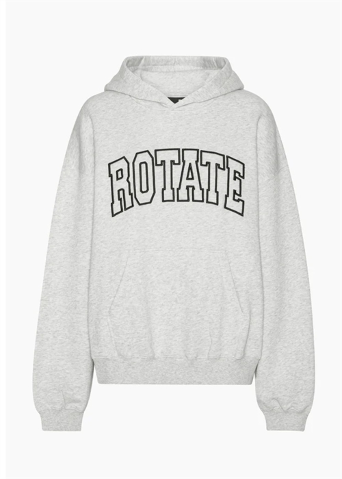 Anya heavy sweat hoodie Light Grey Melange ROTATE SUNDAY