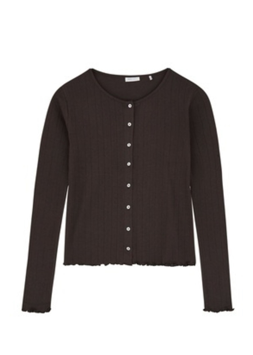 Edie cardigan Dark Brown Skall Studio 