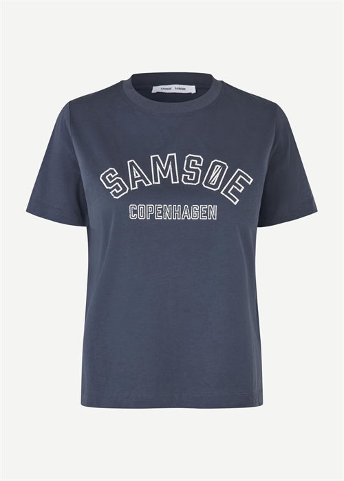 Sacamino ss tee Ombre Blue Logo Samsøe