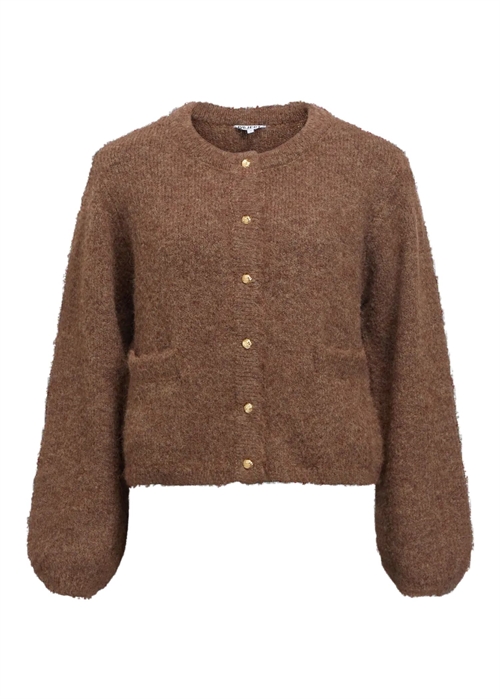 Saggia ls knit cardigan Carafe Melange Object 