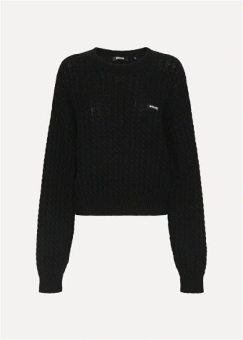 Salita cable sweater Black ROTATE