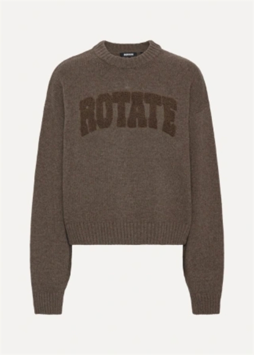 Salita crewneck sweater Cocoa Brown ROTATE
