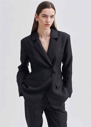 Elegance suit blazer Sort Second Female 