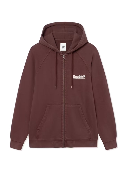 Sven zipper hoodie Decadent Chocolate Wood Wood 