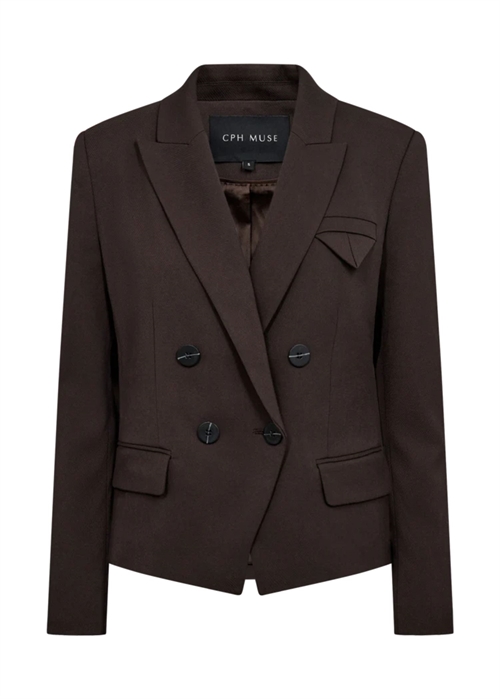 Tailor short double breasted blazer Mulch Copenhagen Muse 