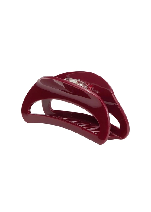Theresa solid big clip Burgundy Sui Ava 