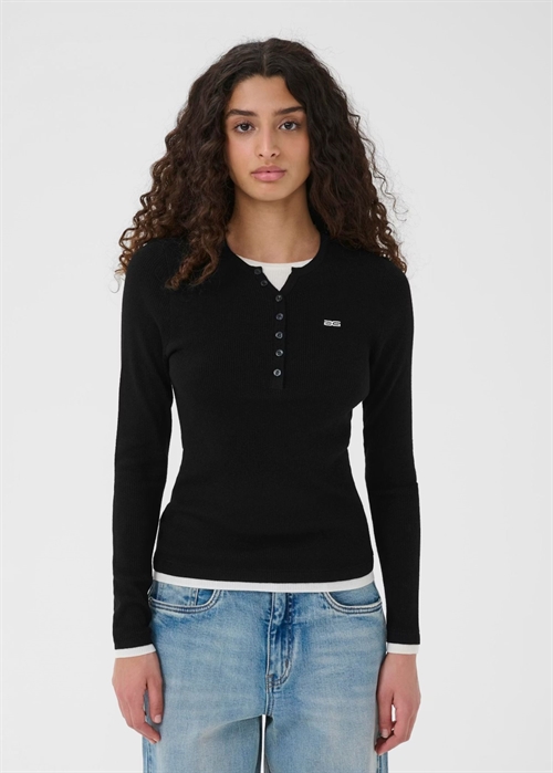 Trisha bluse Sort Gestuz 