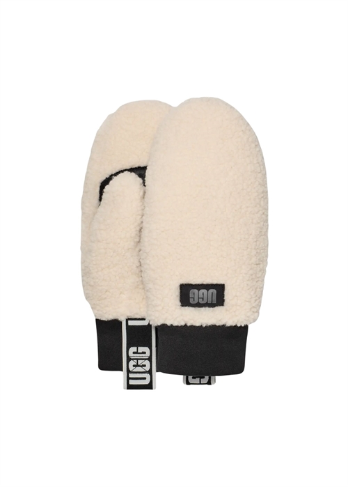 UGGfluff mitten with logo tape Nimbus UGG