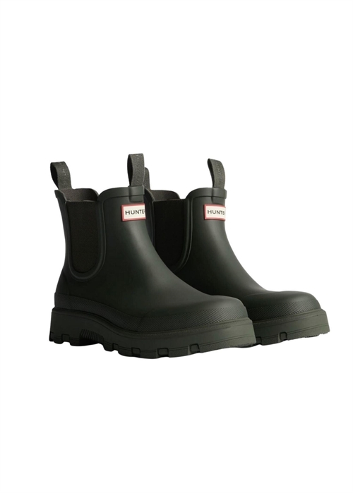 Unisex Elements elastic chelsea støvle Dark Olive Hunter