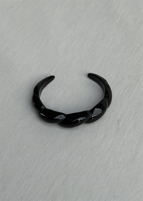 Vanessa resin bracelet Black Pico 