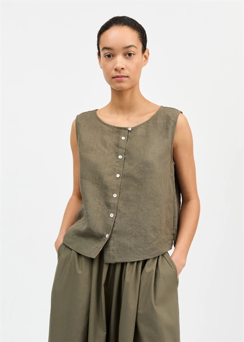 Vetiver top Khaki Skall Studio 