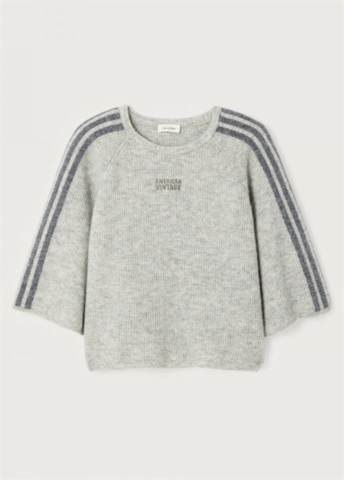 Vitow jumper Melange Light Grey American Vintage