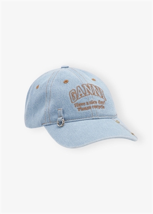 Denim cap Faded Denim A6563 Ganni 