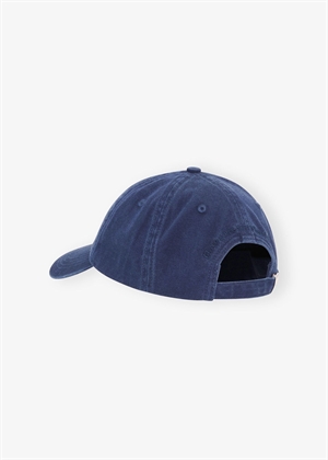 Washed cotton canvas Emb cap Sky Captain A6902 Ganni