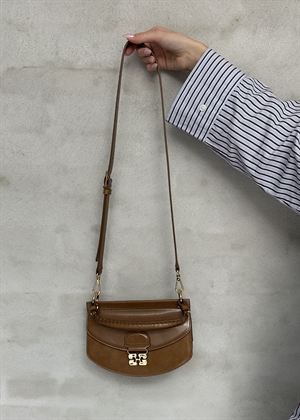 Apo-G mini top handle box bag Latte A6985 Ganni 
