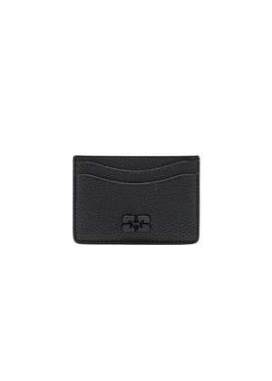 Ganni grained card holder Black/Black A7277 Ganni 