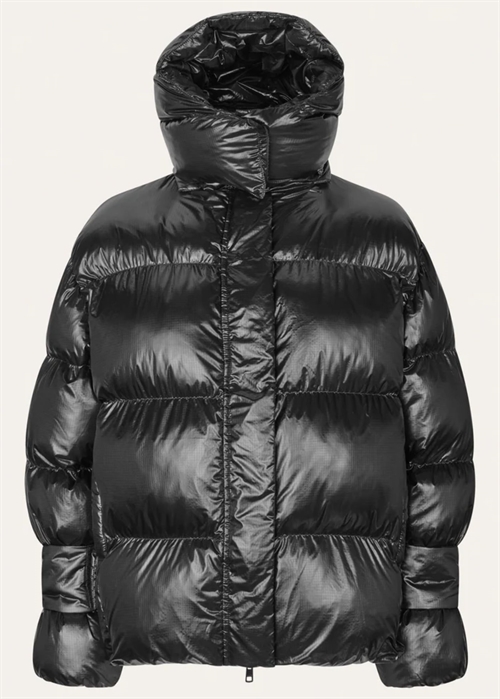 Active hood jakke Black Pearl Oval Square 