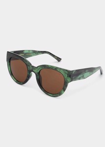 Lilly solbrille Green Marble Transparent A.kjærbede 