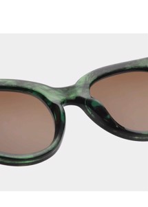 Lilly solbrille Green Marble Transparent A.kjærbede 