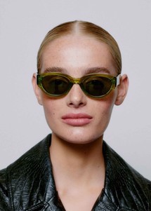 Winnie solbrille Light Olive Transparent A.Kjærbede 