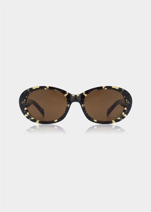 Anma solbrille Black/Yellow Tortoise A.Kjærbede