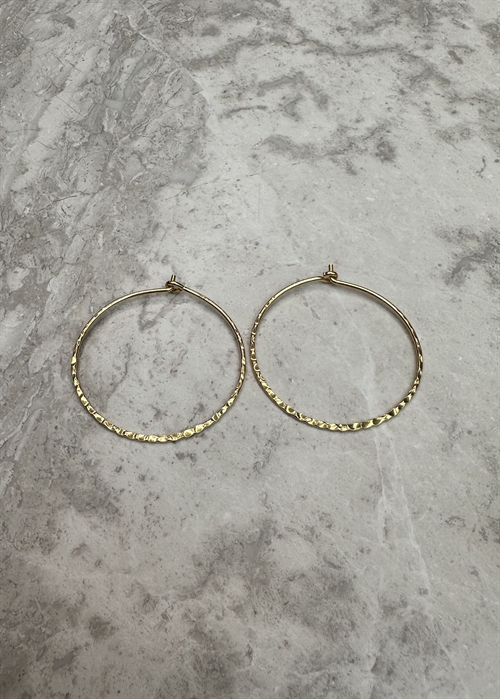 Alma medium hoops Forgyldt Pico 