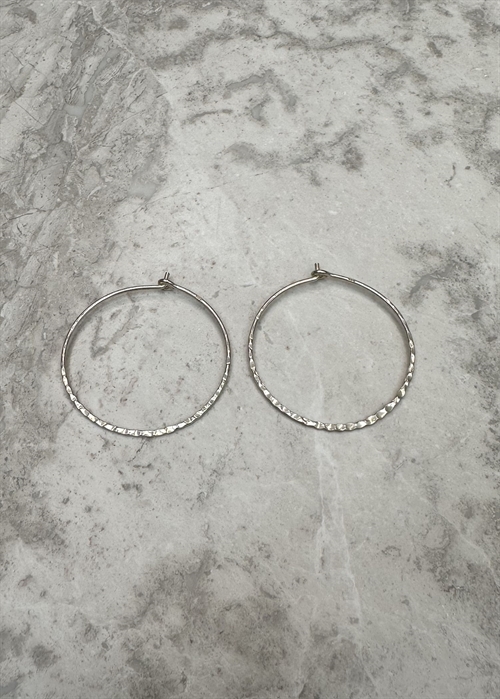 Alma medium hoops Silver Pico 