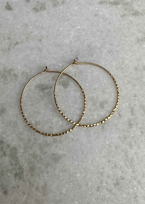 Alma large hoops Forgyldt Pico 