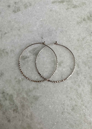 Alma large hoops Silver Pico 