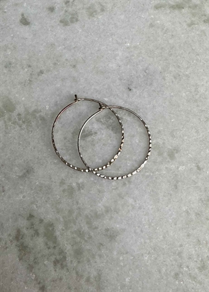 Alma medium hoops Silver Pico 
