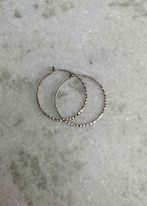 Alma medium hoops Silver Pico 