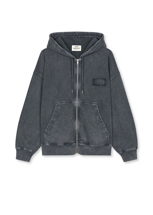Alpa Zip hoodie Asphalt Mads Nørgaard 