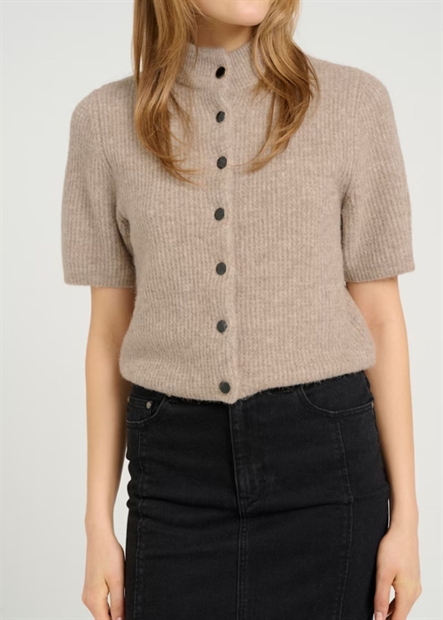 Alpha ss short cardigan Warm Sand Mel. Gestuz 