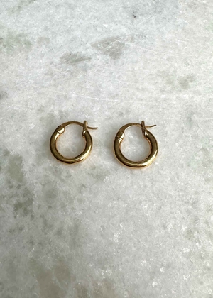 Amanda small hoops Forgyldt Pico 