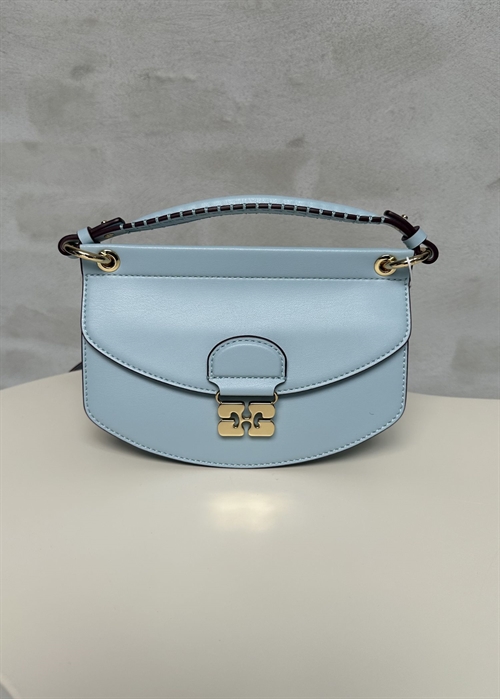 Apo-G taske mini top handle Icy Blue A6352 Ganni 