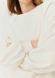 Bobypark sweat Ecru American Vintage 