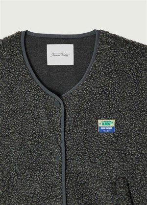 Hoktown vest Charcoal Melange American Vintage