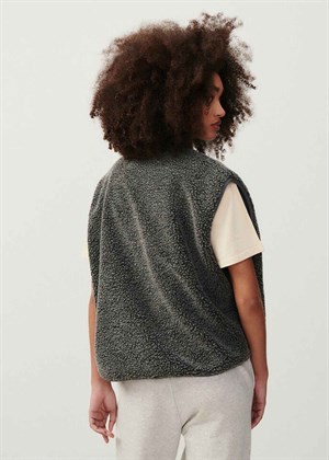 Hoktown vest Charcoal Melange American Vintage