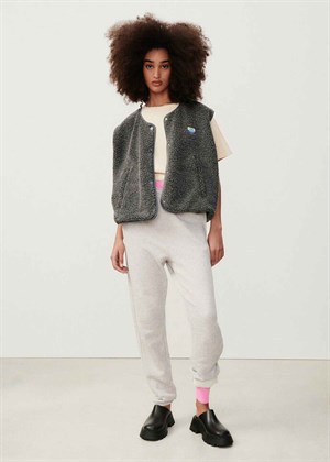 Hoktown vest Charcoal Melange American Vintage